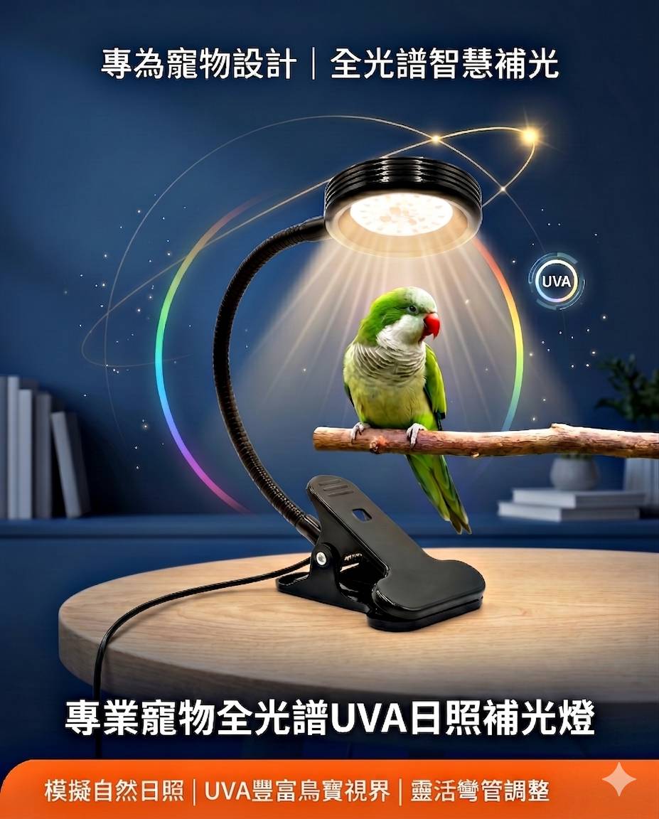 第三代智能式鸚鵡補光燈