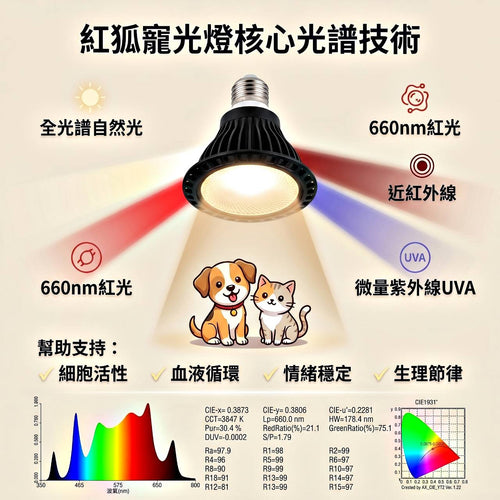 貓狗中小型哺乳動物-30瓦寵光燈