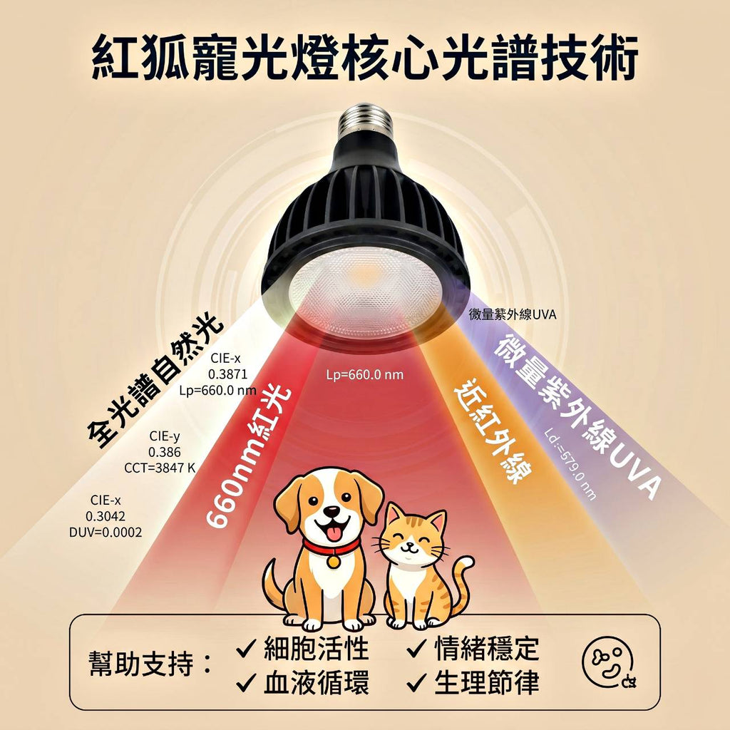 貓狗中小型哺乳動物-30瓦寵光燈